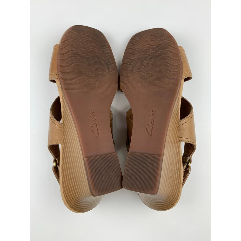 Tan Wedge Sandals - Picture 11 of 11